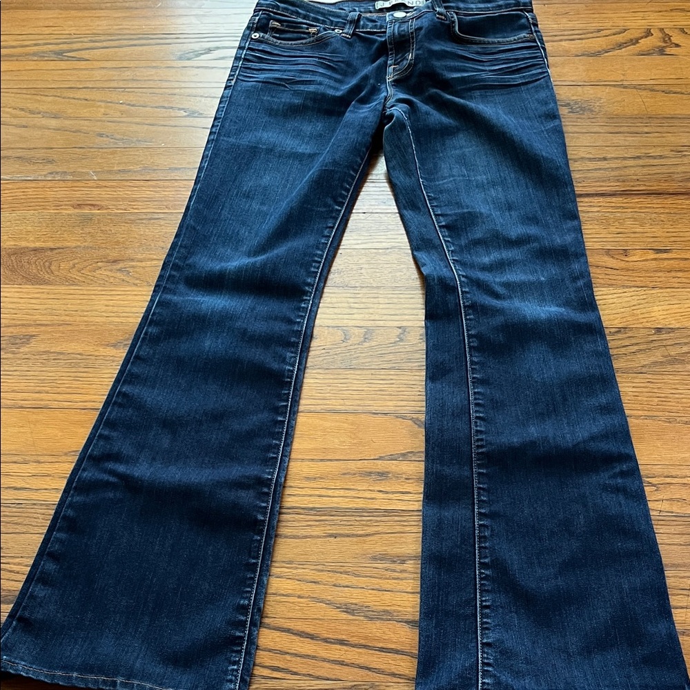 J Brand Dark Blue Flare Jeans